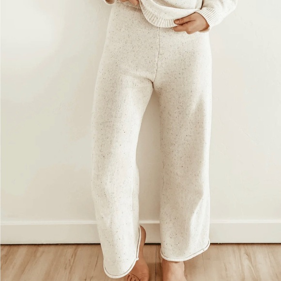 Oat New York Pants - Cotton knit pants